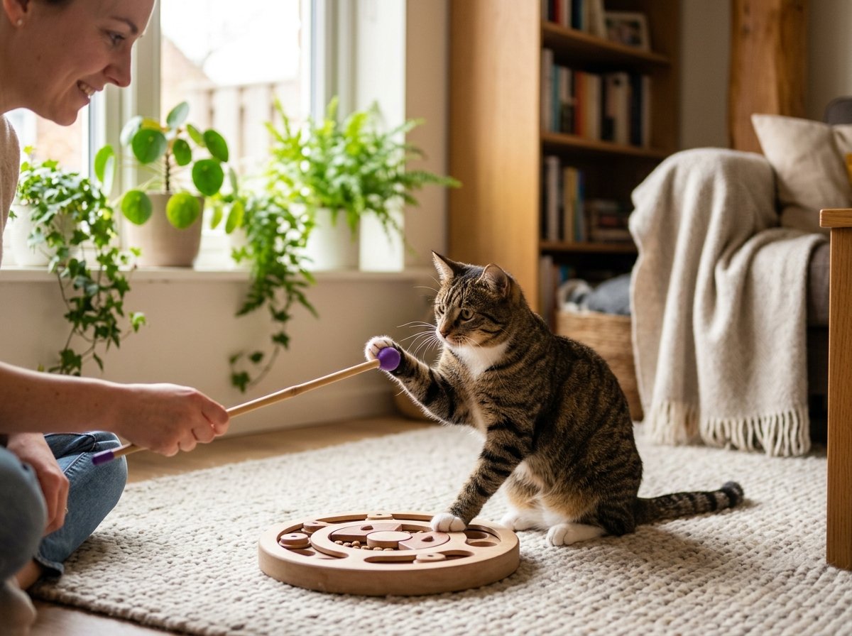 Cat training and enrichment puzzle